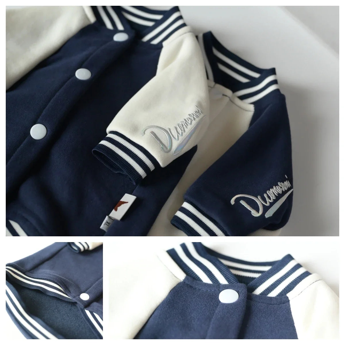 Thermal Baseball Jacket for Sphynx Cats