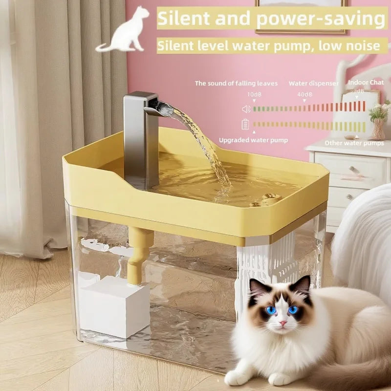 PureFlow™ Cat Water Fountain – 1.5L Smart Hydration