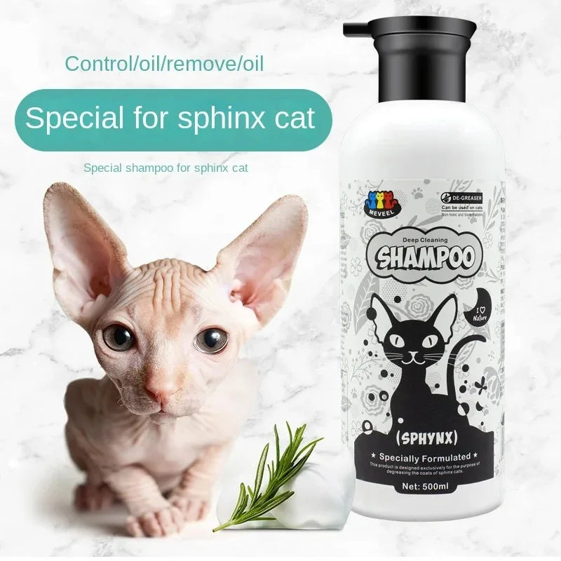 Waterless Cleansing Foam for Sphynx Cats – Oil Control