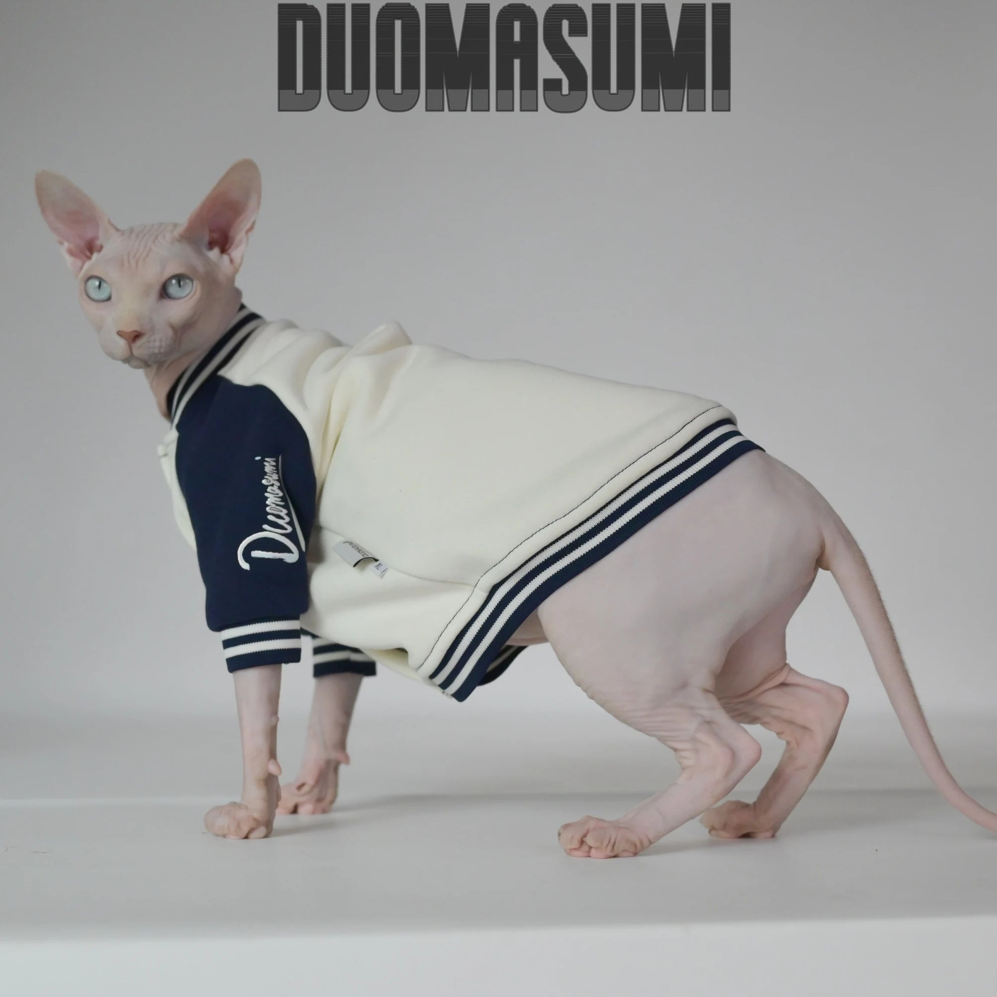 Thermal Baseball Jacket for Sphynx Cats