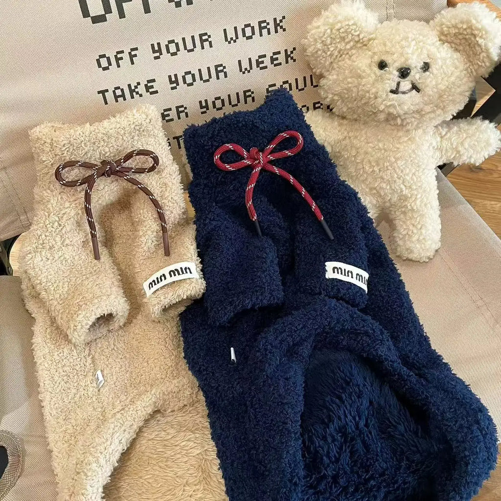 Thermal Fleece Pullover for Sphynx Cats – Adjustable Neck