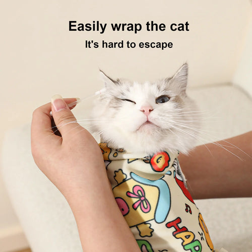 Cat Grooming Wrap Blanket – Anti Scratch & Anti Escape Helper